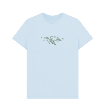 Sky Blue Printed T-shirt