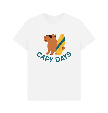 White Printed T-shirt Front
