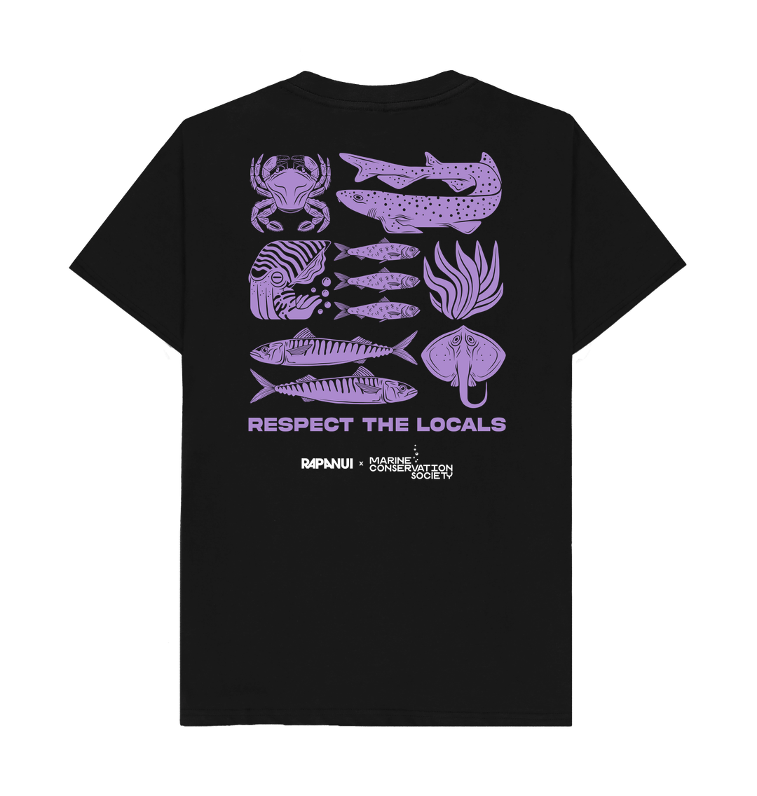 Black Printed T-shirt Back