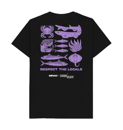 Black Printed T-shirt Back