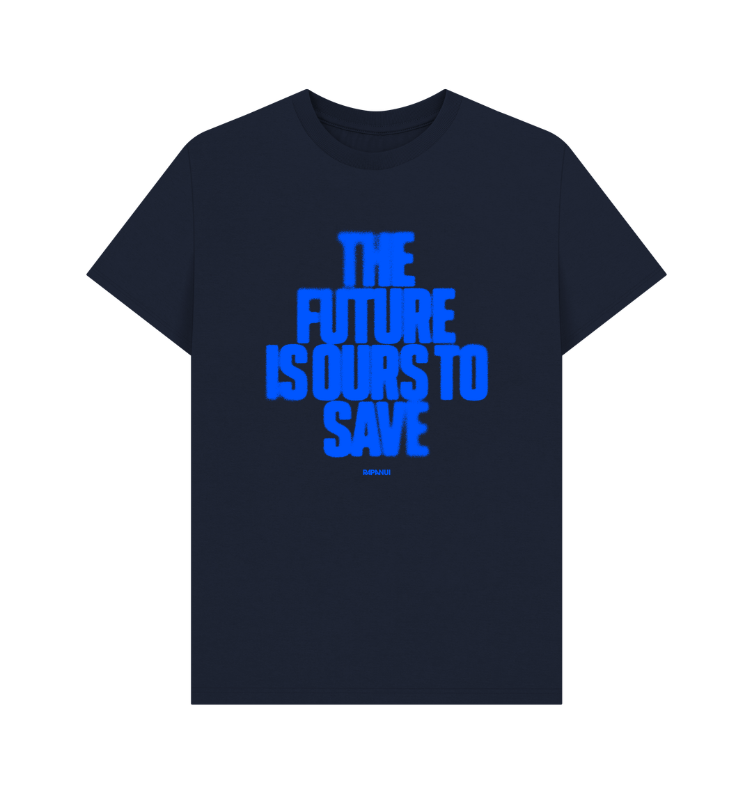 Navy Blue Printed T-shirt