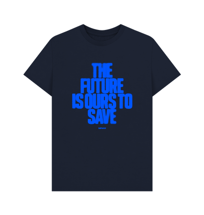 Navy Blue Printed T-shirt