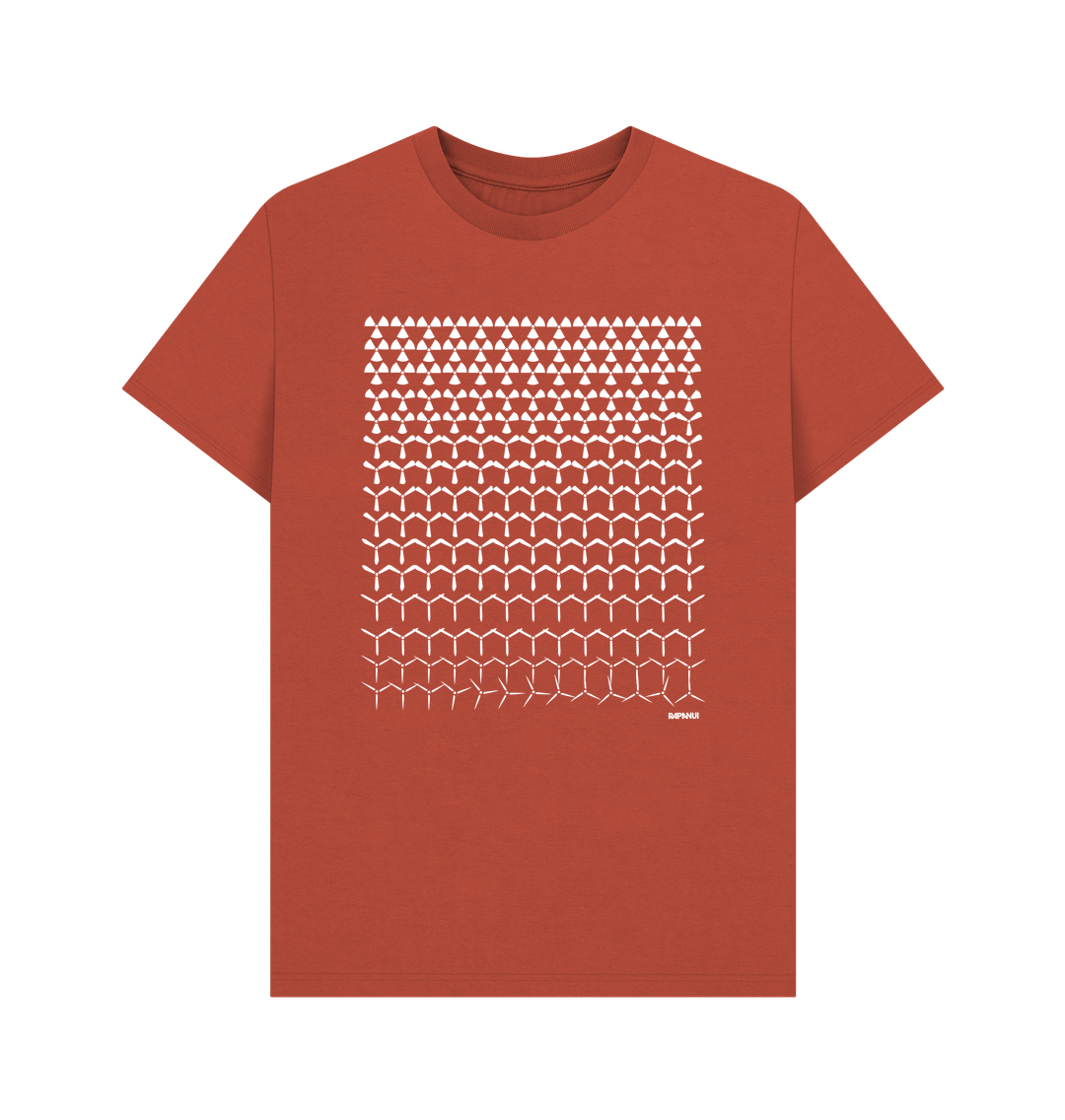 Rust Printed T-shirt Front