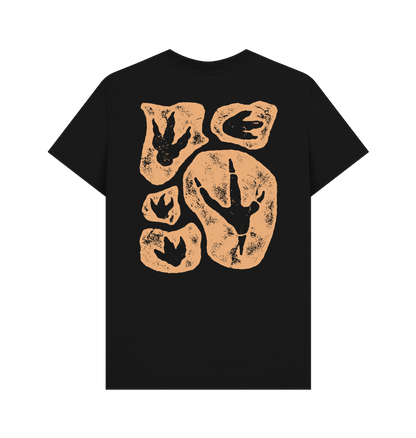 Black Printed T-shirt Back
