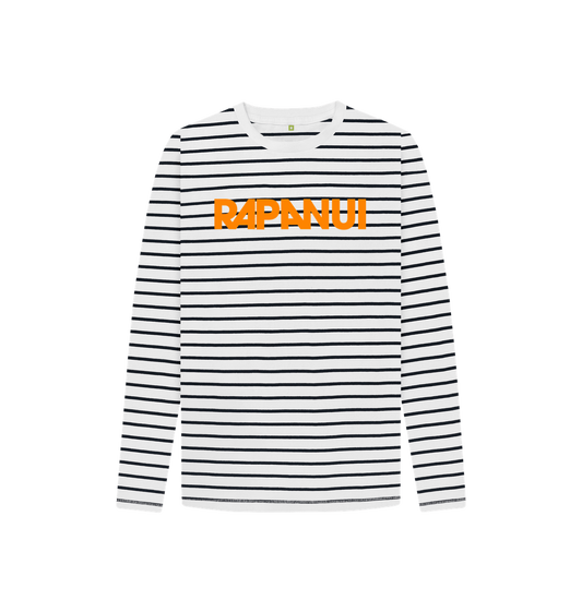 Navy Stripes Printed Kids T-Shirt