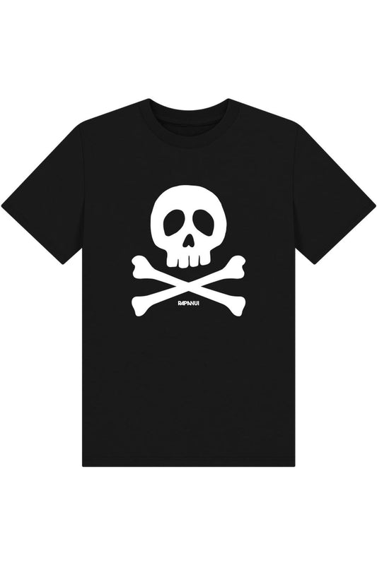 Black Printed Kids T-Shirt