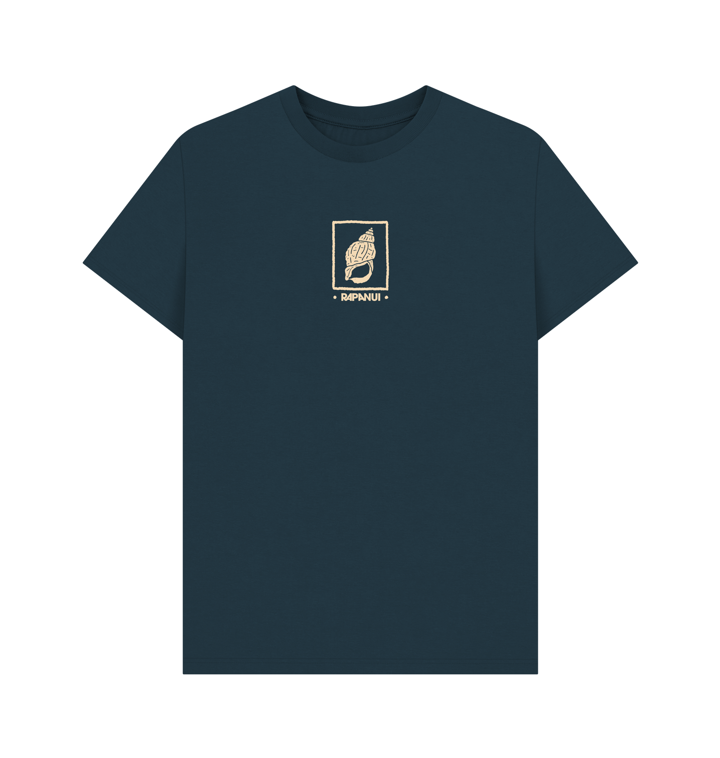 Denim Blue Printed T-shirt Front