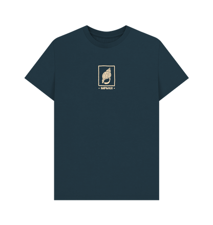 Denim Blue Printed T-shirt Front