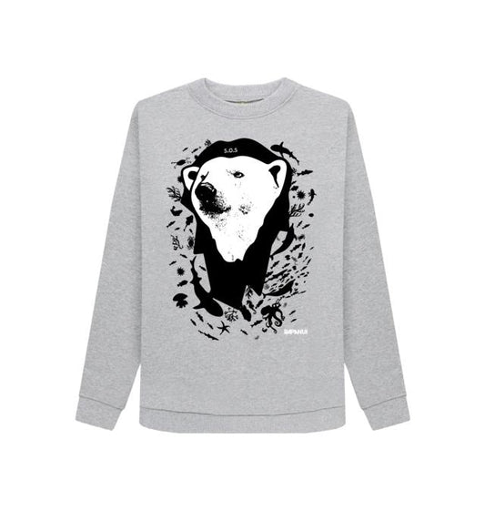 Light Heather Printed Sweater