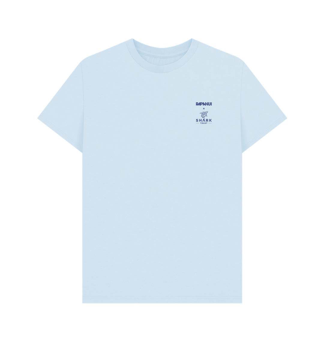 Sky Blue Printed T-shirt Front