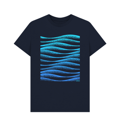 Navy Blue Printed T-shirt