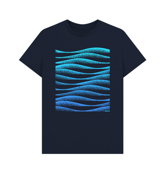 Navy Blue Printed T-shirt