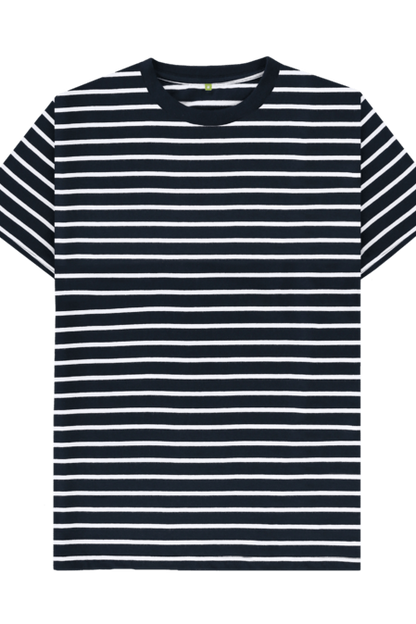 White Stripes Printed Premium T-Shirt
