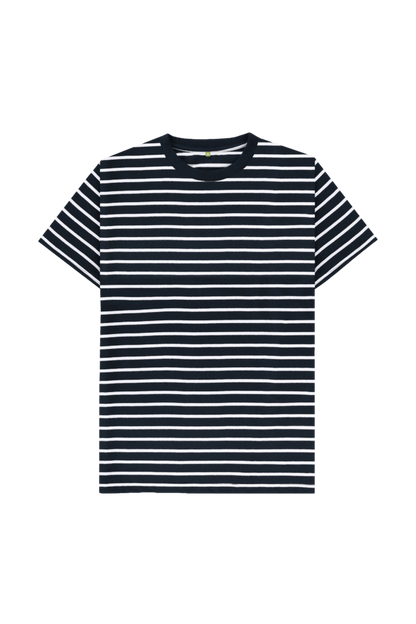 White Stripes Printed Premium T-Shirt