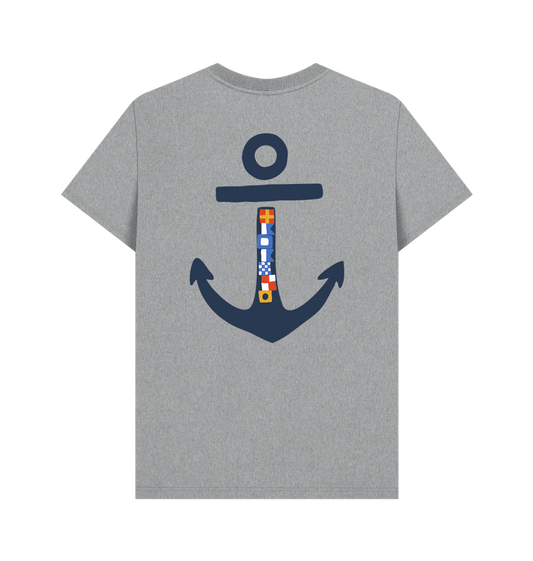 Athletic Grey Printed T-shirt