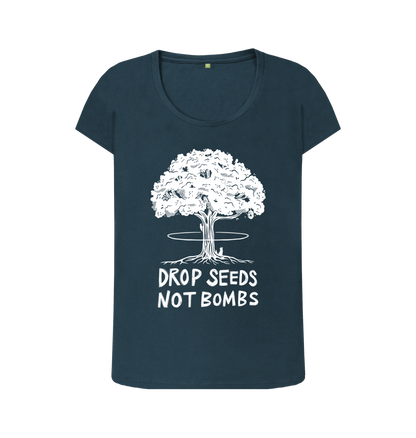 Denim Blue Printed T-shirt
