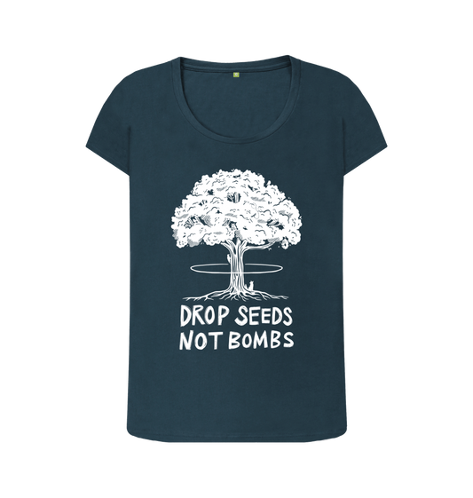 Denim Blue Printed T-shirt