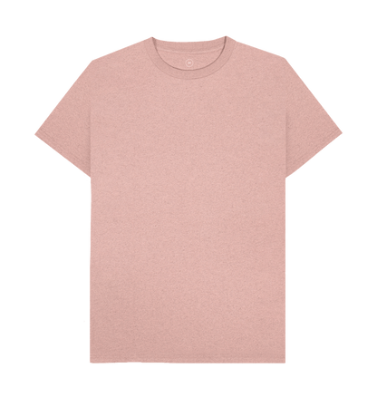 Sunset Pink Recycled Printed T-Shirt Front