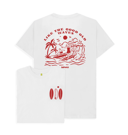 White Printed T-shirt Front