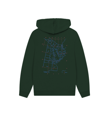 Evergreen Printed Hoody Back