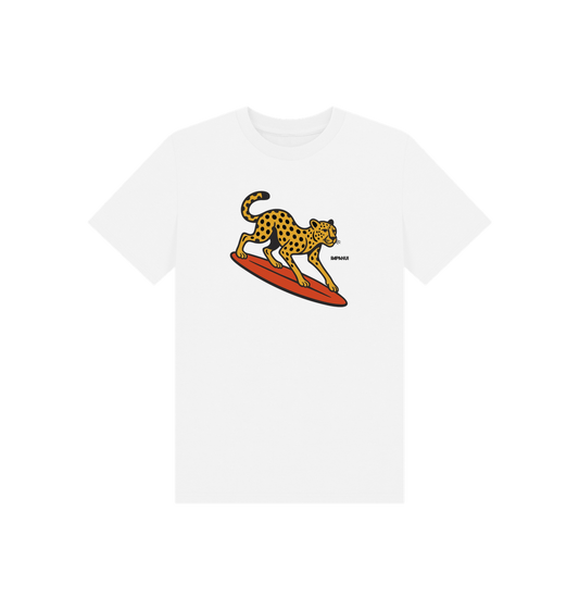 White Printed Kids T-Shirt