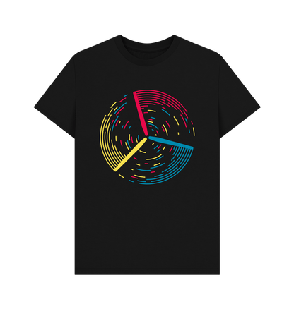 Black Printed T-shirt Front