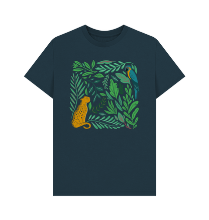 Denim Blue Printed T-shirt