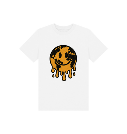 White Printed Kids T-Shirt