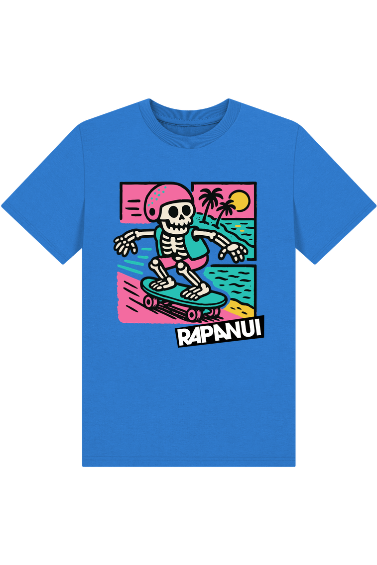 Bright Blue Printed Kids T-Shirt