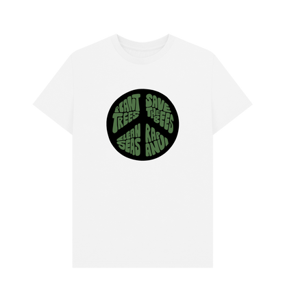 White Printed T-shirt Front