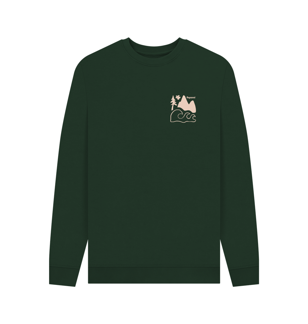 Evergreen Printed Sweater Front