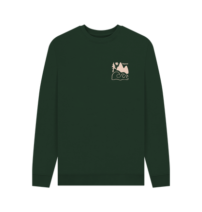 Evergreen Printed Sweater Front