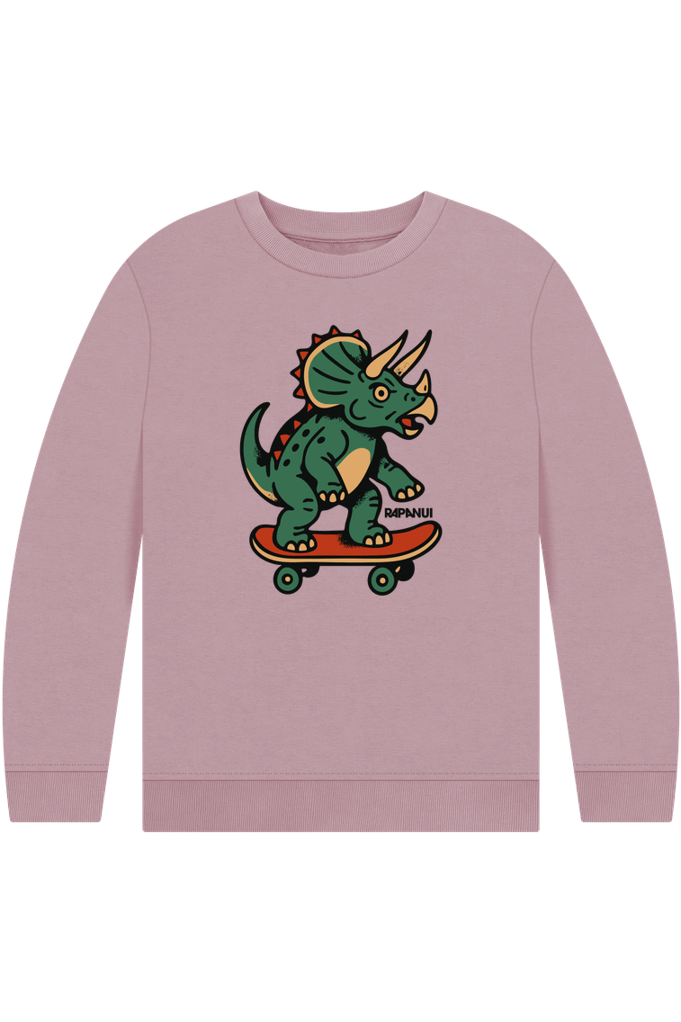 Mauve Printed Kids Jumper