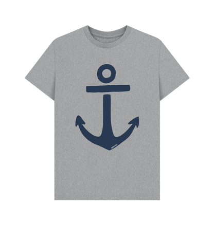 Athletic Grey Printed T-shirt