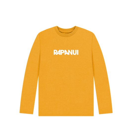 Mustard Printed Kids T-Shirt Front