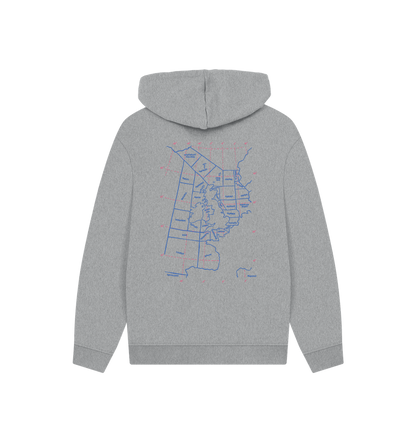 Athletic Grey Printed Hoody