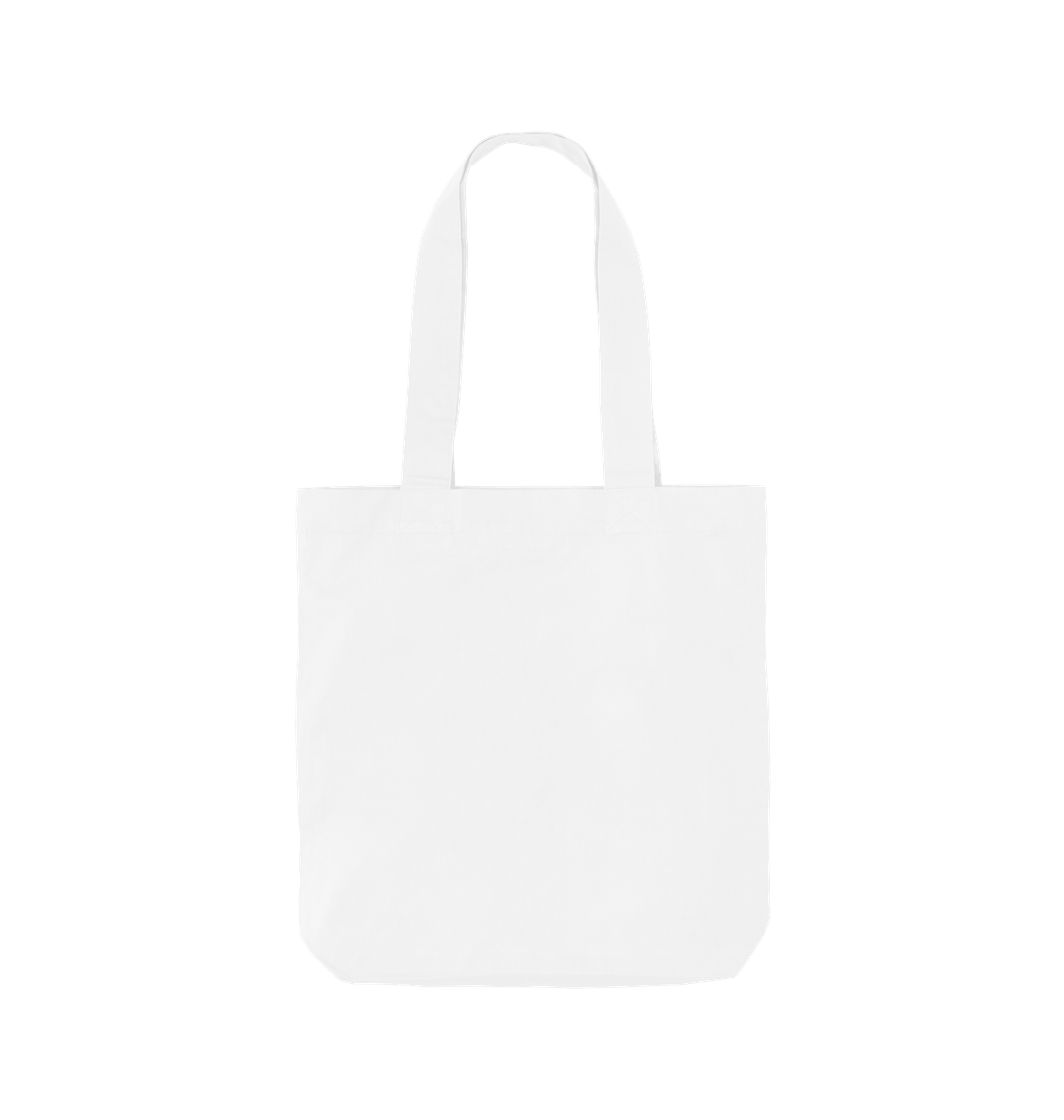 White Printed Bag Front