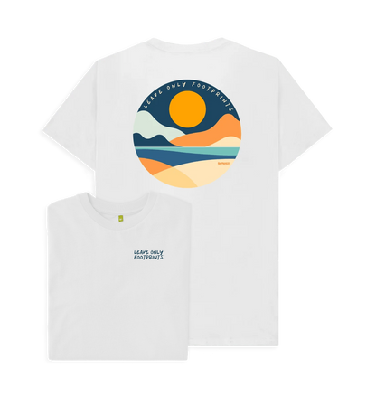 White Printed T-shirt Front