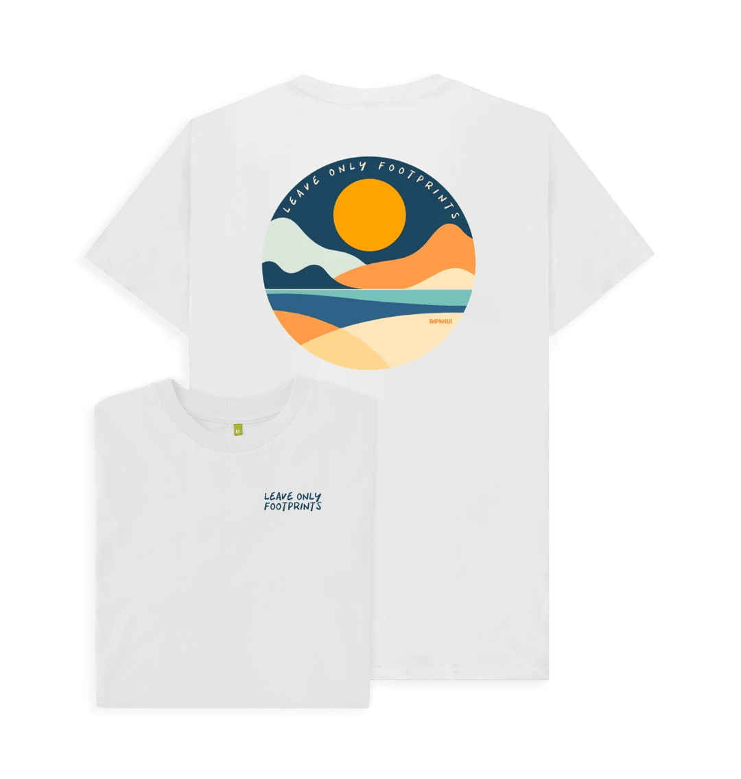 White Printed T-shirt Front