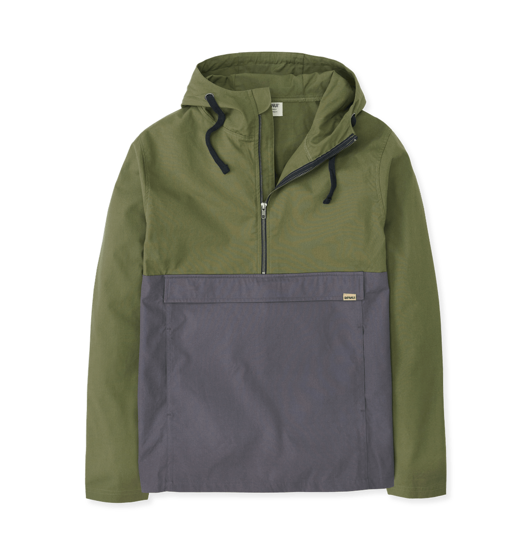 Khaki & Slate Grey Jacket Front