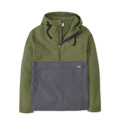 Khaki & Slate Grey Jacket Front