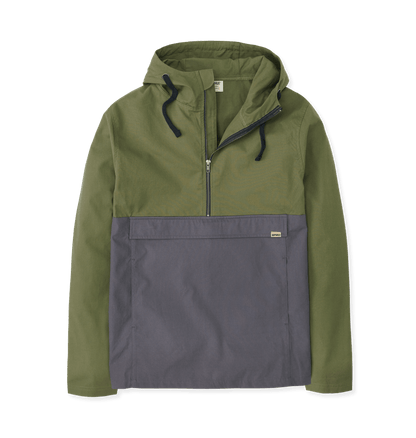 Khaki & Slate Grey Jacket Front