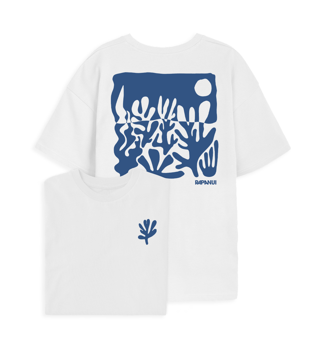 White Printed T-shirt Front
