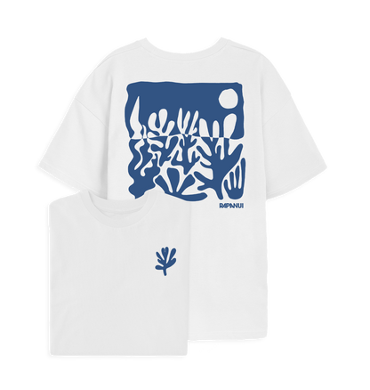 White Printed T-shirt Front