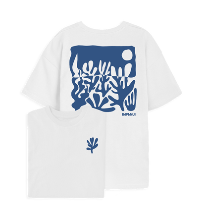 White Printed T-shirt Front