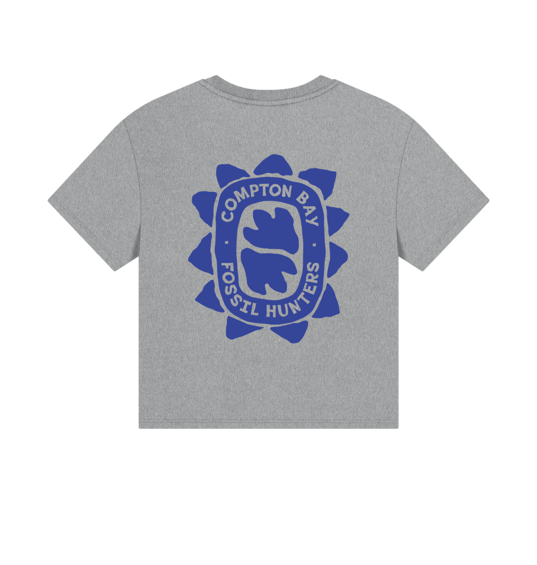 Athletic Grey Printed T-shirt Back