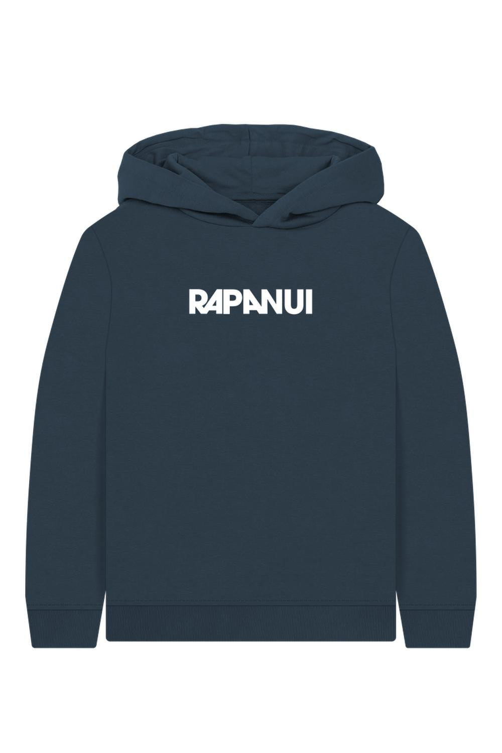 Navy Blue Printed Kids Hoodie