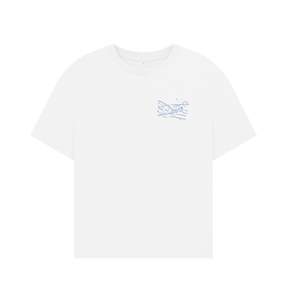 White Printed T-shirt Front