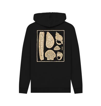 Black Printed Hoody
