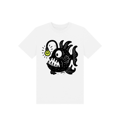 White Printed Kids T-Shirt